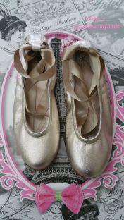 Bailarina Landos metalcris dore 2