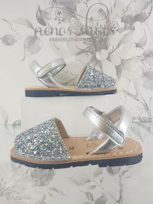 Menorquinas Ria glitter correa