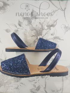 Menorquinas Ria glitter sin correa 2