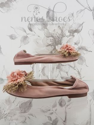 Bailarina Papanatas ante rosa