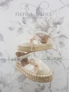 Alpargatas Zpysan infantil blanco