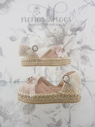 Alpargatas Zoysan infantil rosa