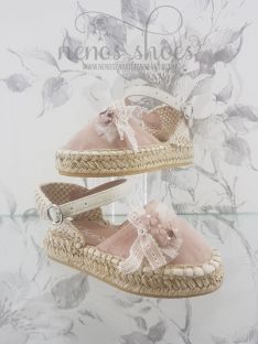 Alpargatas Zoysan infantil rosa