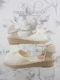 Alpargatas Zoysan piqué flor 2