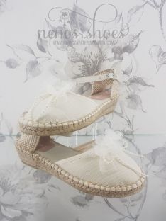 Alpargatas Zoysan piqué flor