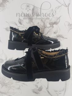 Blucher Confetti charoL negro