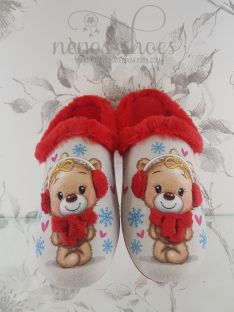 Zapatillas casa garzón osita