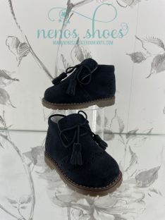 Botita Landos serraje marino 2