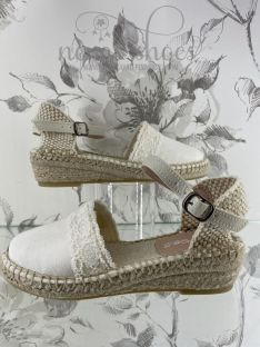 Alpargatas Zoysan lisa blanco 2