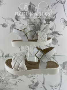 Sandalias Clarys trenzada