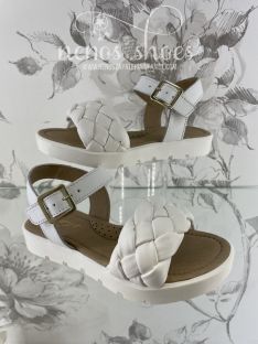 Sandalias Clarys trenzada 2