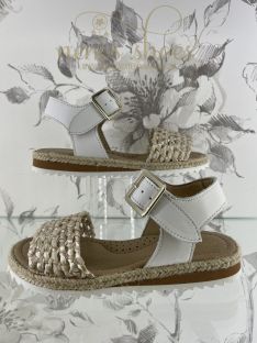 Sandalias Clarys rafia