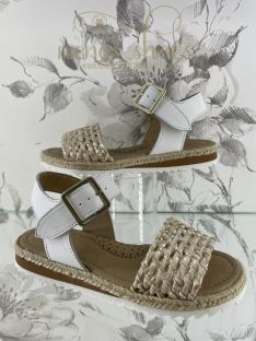 Sandalias Clarys rafia 2