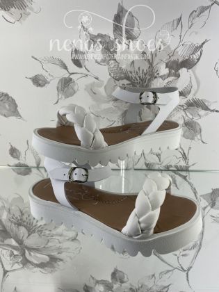 Sandalias Papanatas trenzada