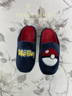 Zapatillas casa Garzón Pokeboy destalonadas