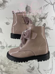 Bota Landos lazo terciopelo