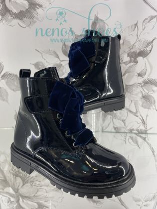 Bota Landos lazo terciopelo