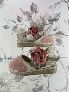 Alpargatas Gulliver flor cereza