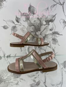 Sandalias Confetti metalizada 2