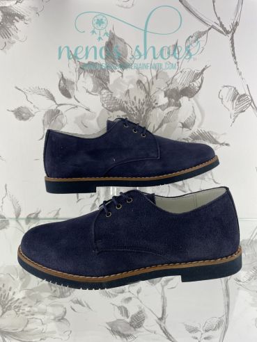 Zapatos Guxs ante marino