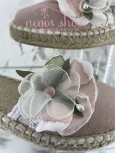 Alpargatas Zoysan puntilla flor