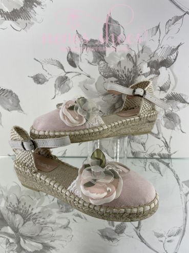 Alpargatas Zoysan puntilla flor