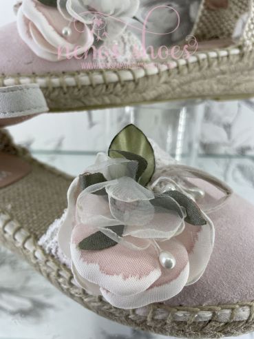 Alpargatas Zoysan puntilla flor