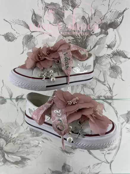 Zapatillas Quickas flores