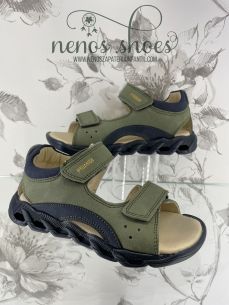 Sandalias Primigi verde abierta 2