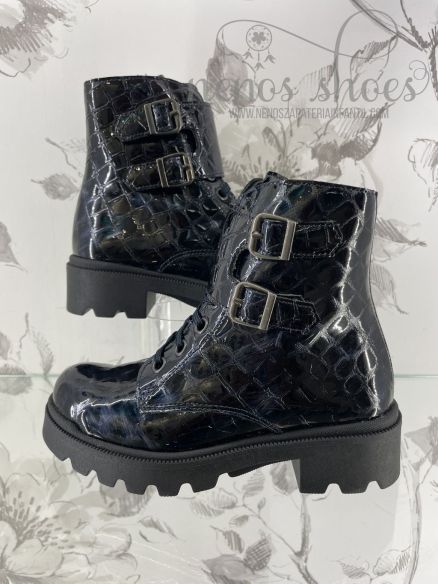 Botas Confetti militares hebillas