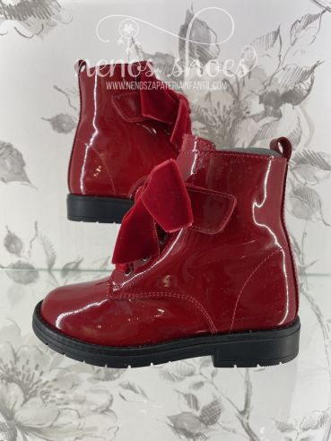 Bota Landos lazo terciopelo