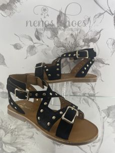 Sandalias Eli tachas serraje