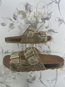 Sandalias Eli bio hebillas rafia