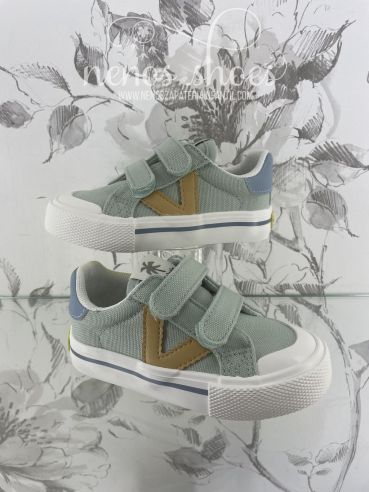 Zapatillas Victoria Tribu tiras lona