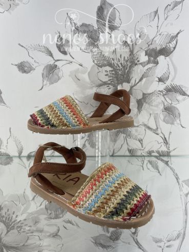 Menorquinas Ria rafia colores