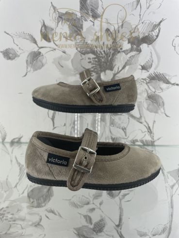 Merceditas Victoria terciopelo hebilla