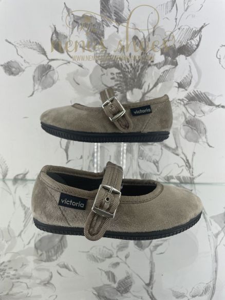 Merceditas Victoria terciopelo hebilla