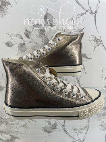 Zapatillas Victoria Tribu Brillo Metal