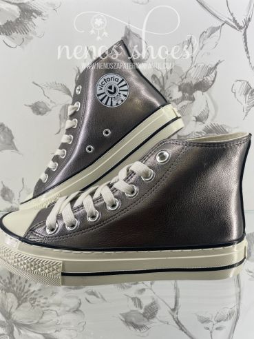 Zapatillas Victoria Tribu Brillo Metal