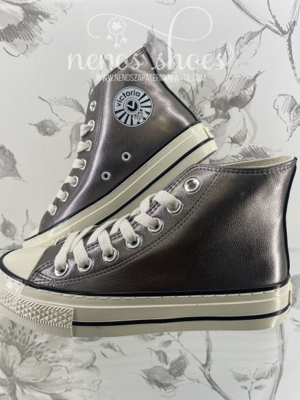 Zapatillas Victoria Tribu Brillo Metal