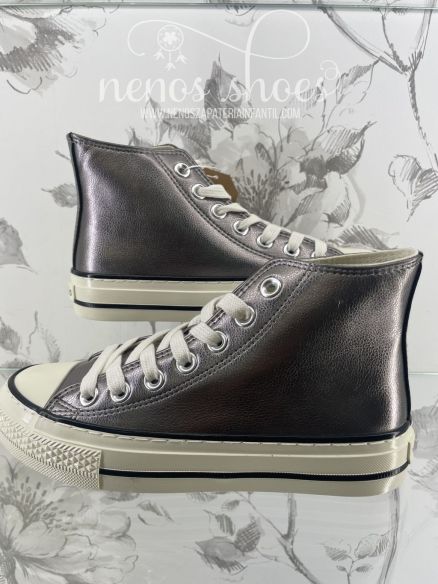 Zapatillas Victoria Tribu Brillo Metal