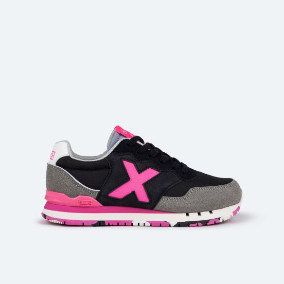 Deportivas Munich Dash negro-fucsia