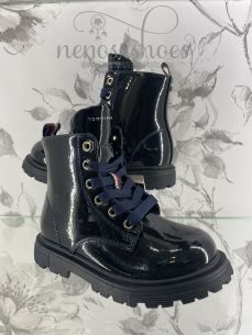 Botas Tommy Hilfiger charol marino 2