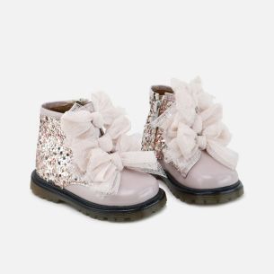 Botas Eli glitter lazos 2
