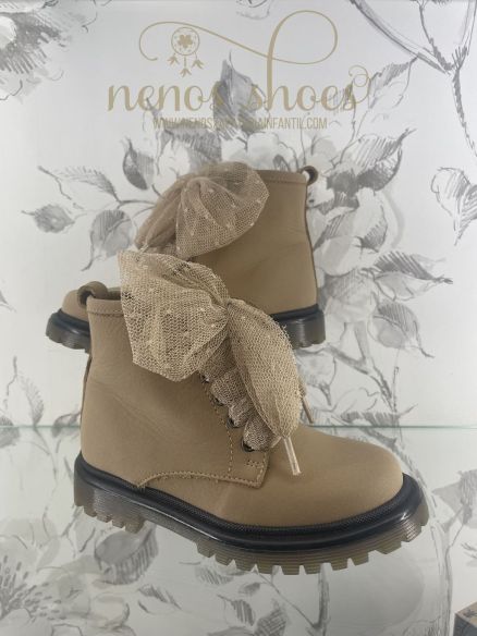 Botas Eli lazo tul camel