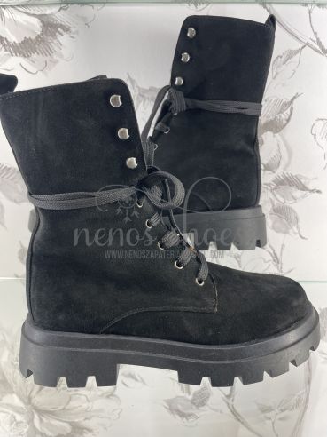 Botas Eli militar negro Sibaritas
