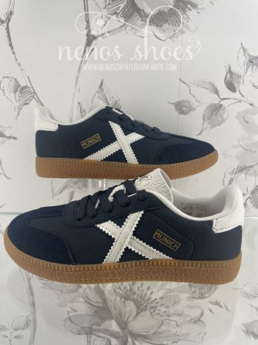 Deportivas Munich mini Astro marino