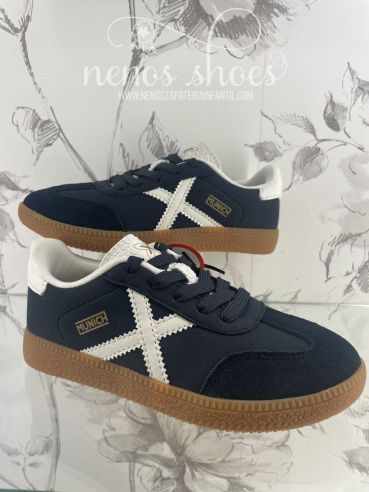 Deportivas Munich mini Astro marino