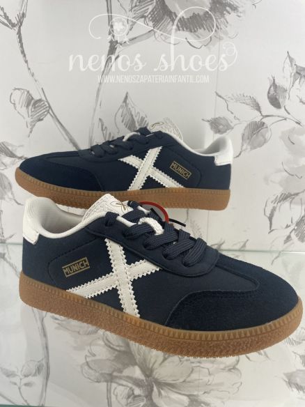 Deportivas Munich mini Astro marino