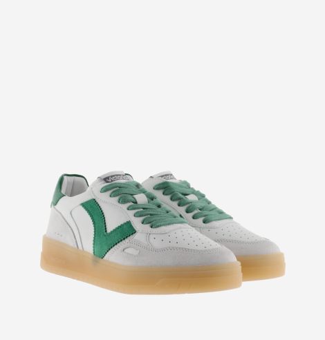 Deportivas Victoria Seul efecto piel & serraje